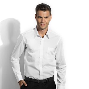 Muška košulja dugih rukava bela COMFORT LSL
