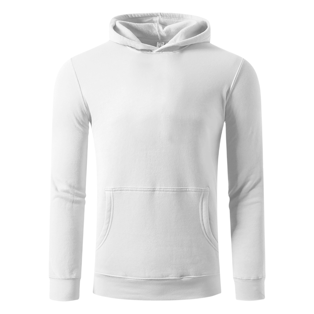 Dečja dukserica sa kapuljačom bela CHA